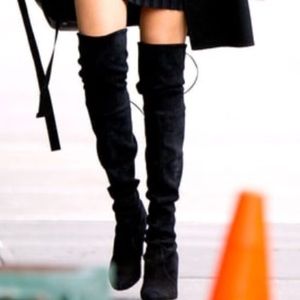 I.N.C Over the knee black boots. Size 6.5